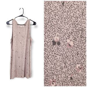 Lori Goldstein Layers Sleeveless Soft Stretchy Jersey Knit Tunic Top Sz L